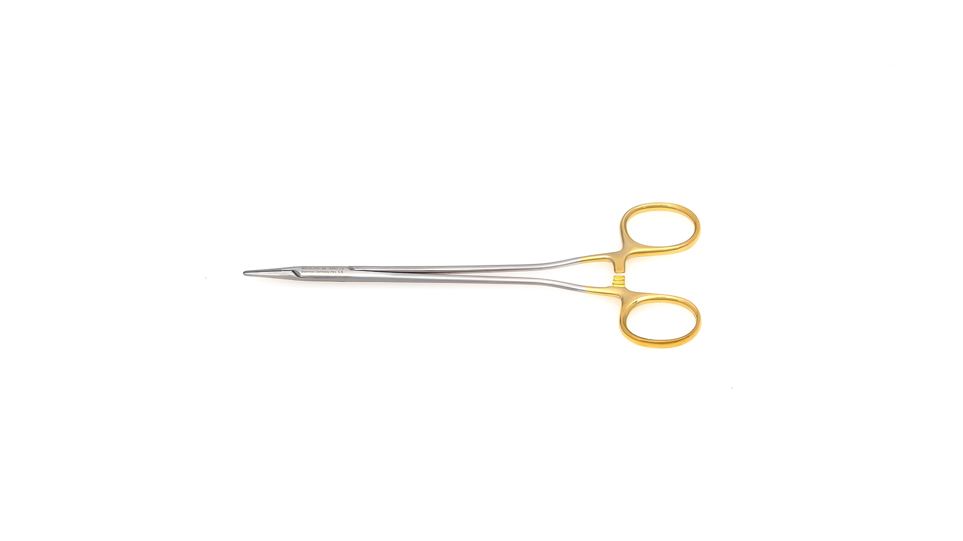 Euphrate-Pasque Needle Holder - Straight 1mm jaws w/TC inserts